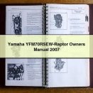 Yamaha YFM70RSEW-Raptor Owners Manual 2007