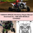 Yamaha BREEZE Workshop Repair Manual All 1989-2004 ModelS COVERED