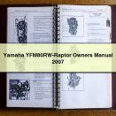 Yamaha YFM80RW-Raptor Owners Manual 2007