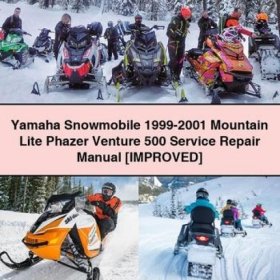 Yamaha Snowmobile 1999-2001 Mountain Lite Phazer Venture 500 Service Repair Manual [Improved] PDF Download