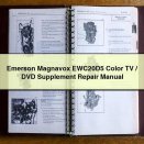 Emerson Magnavox EWC20D5 Color TV/DVD Supplement Repair Manual