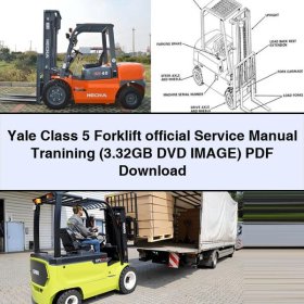 Yale Class 5 Forklift official Service Repair Manual Tranining (3.32GB DVD IMAGE)