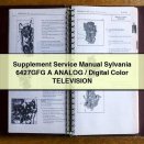 Supplement Service Repair Manual Sylvania 6427GFG A ANALOG/Digital Color TELEVISION