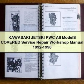 KAWASAKI JETSKI PWC All ModelS COVERED Service Repair Workshop Manual 1992-1998