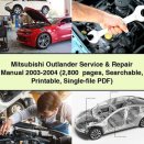 Mitsubishi Outlander Service & Repair Manual 2003-2004 (2 800+ pages Searchable Single-file)