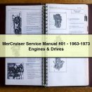 MerCruiser Service Repair Manual #01-1963-1973 Engines & Drives