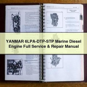 YANMAR 6LPA-DTP-STP Marine Diesel Engine Full Service & Repair Manual