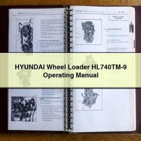 Hyundai Wheel Loader HL740TM-9 Operating Manual