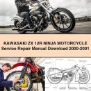 KAWASAKI ZX 12R NINJA Motorcycle Service Repair Manual 2000-2001