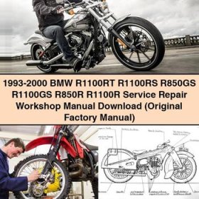 1993-2000 BMW R1100RT R1100RS R850GS R1100GS R850R R1100R Service Repair Workshop Manual (Original Factory Manual)