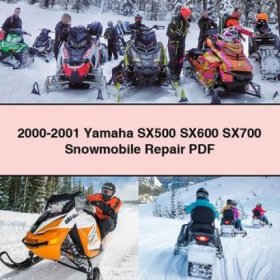 2000-2001 Yamaha SX500 SX600 SX700 Snowmobile Repair PDF