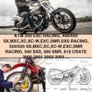 KTM 250 EXC RACING 400/450 SX MXC XC XC-W EXC SMR SXS RACING 520/525 SX MXC XC XC-W EXC SMR RACING 540 SXS 560 SMR 610 CRATE 2000 2001 2002 2003 2004 2005 2006 2007 Workshop Service Repair Ma