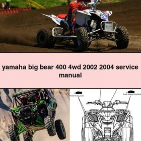 yamaha big bear 400 4wd 2002 2004 Service Repair Manual