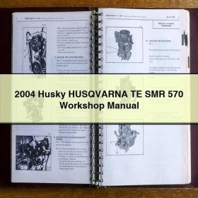 2004 Husky HUSQVARNA TE SMR 570 Workshop Manual