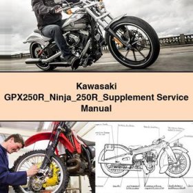 Kawasaki GPX250R Ninja 250R Supplement Service Repair Manual