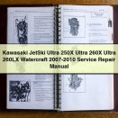 Kawasaki JetSki Ultra 250X Ultra 260X Ultra 260LX Watercraft 2007-2010 Service Repair Manual PDF Download