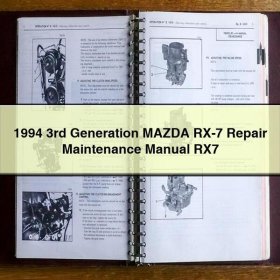1994 3rd Generation Mazda RX-7 Repair Maintenance Manual RX7