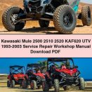 Kawasaki Mule 2500 2510 2520 KAF620 UTV 1993-2003 Service Repair Workshop Manual