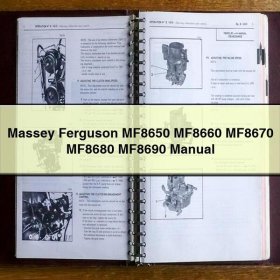 Massey Ferguson MF8650 MF8660 MF8670 MF8680 MF8690 Manual