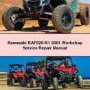 Kawasaki KAF620-K1 2001 Workshop Service Repair Manual