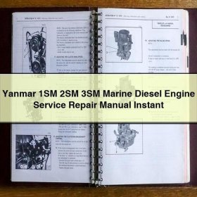 Yanmar 1SM 2SM 3SM Marine Diesel Engine Service Repair Manual