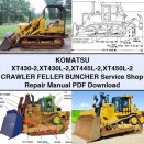 KOMATSU XT430-2 XT430L-2 XT445L-2 XT450L-2 Crawler FELLER BUNCHER Service Shop Repair Manual PDF Download