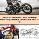 2008-2012 Kawasaki KLR650 Workshop Service Repair Manual 08 09 10 11 12