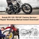 Suzuki RV 125/RV125 Factory Service/Repair/ Workshop Manual