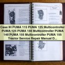 Case IH PUMA 115, 125, 140, 155 Multicontroller Tractor Service Repair Manual