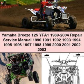 Yamaha Breeze 125 YFA1 1989-2004 Service Repair Manual 1990 1991 1992 1993 1994 1995 1996 1997 1998 1999 2000 2001 2002 2003