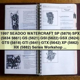 1997 Sea-Doo Watercraft SP, SPX, GS, GSI, GSX, GTS, GTI, GTX, XP, HX Series Workshop Repair & Service Manual