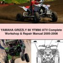 Yamaha GRIZZLY 80 YFM80 ATV Complete Workshop & Repair Manual 2005-2008