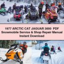 1977 Arctic CAT JAGUAR 3000 Snowmobile Service Repair Manual