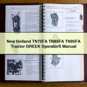 New Holland TN75FA TN85FA TN95FA Tractor GREEK OperatorS Manual