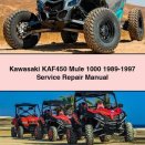 Kawasaki KAF450 Mule 1000 1989-1997 Service Repair Manual