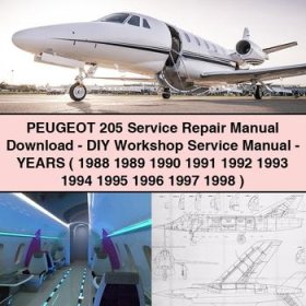 PEUGEOT 205 Service Repair Manual - DIY Workshop Manual 1988-1998