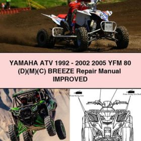 Yamaha ATV 1992-2002 2005 YFM 80 (D)(M)(C) BREEZE Repair Manual +Improved