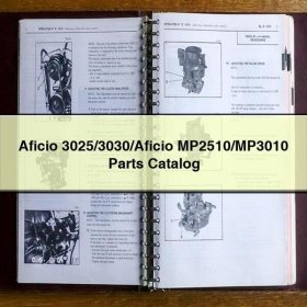 Aficio 3025/3030/Aficio MP2510/MP3010 Parts Catalog