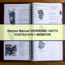 Service Repair Manual VIEWSONIC GS773 VCDTS21470-1 MONITOR