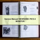 Service Repair Manual VIEWSONIC P815-3 MONITOR