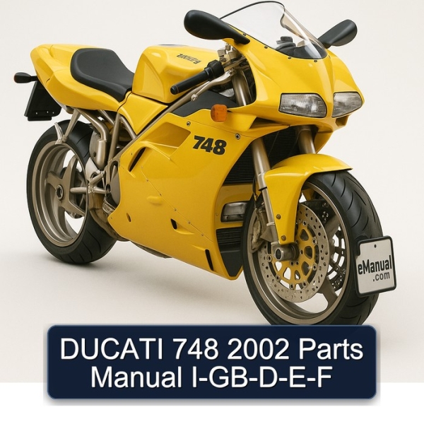 DUCATI 748 2002 Parts Manual I-GB-D-E-F