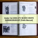Arctic Cat 2009 ATV 90 DVX WHITE A2009KSB2BUSP [Parts Manual]