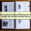 Mercury Mariner Outboard 70 Hp Marathon 3 Cylinder 1987-1993 Service Repair Manual Download PDF