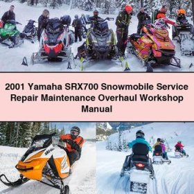 2001 Yamaha SRX700 Snowmobile Service Repair Maintenance Overhaul Workshop Manual