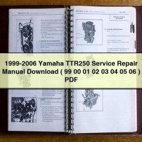 1999-2006 Yamaha TTR250 Service Repair Manual ( 99 00 01 02 03 04 05 06 )