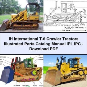 IH International T-6 Crawler Tractors Illustrated Parts Catalog Manual IPL IPC-PDF