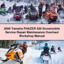 2000 Yamaha PHAZER 500 Snowmobile Service Repair Maintenance Overhaul Workshop Manual