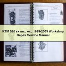 KTM 380 sx mxc exc 1999-2003 Workshop Repair Service Manual