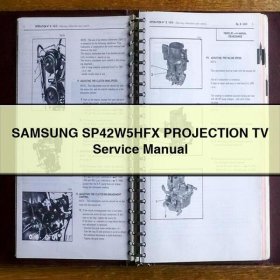 SAMSUNG SP42W5HFX PROJECTION TV Service Manual PDF Download