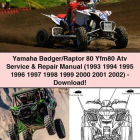 Yamaha Badger/Raptor 80 Yfm80 Atv Service & Repair Manual (1993 1994 1995 1996 1997 1998 1999 2000 2001 2002)-PDF